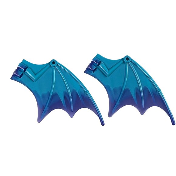 LEGO Elves The Water Dragon Adventure 41172 Wing Piece Replacement Blue Purple u - Picture 1 of 5